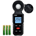 Digital Illuminance Meter Light Meter 20Lux to 200,000Lux Meter/18,500FC,Luxmeter for Photography Grow Plants Led Photometer Lighting Intensity Brightness Measurement