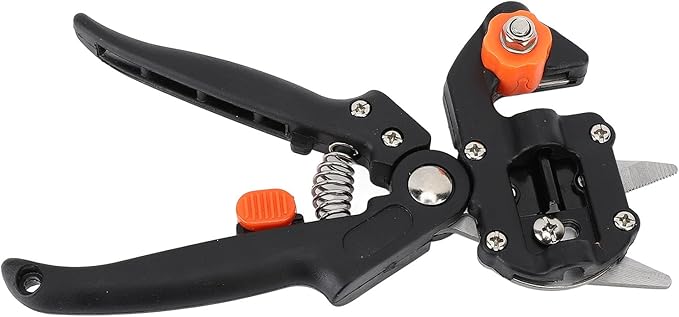 Professional Grafting Tool Pruner Kit with Replacement Blades Heavy Duty ABS Garden Grafting Shears for Fruit Trees Plants Vine Cutting 367g Weight