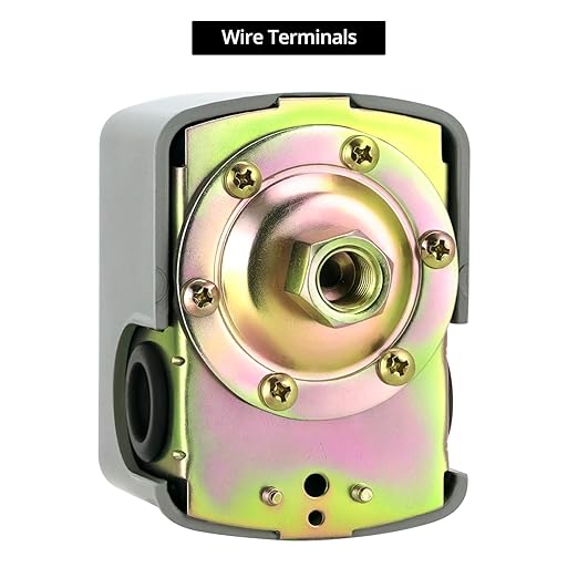 QWORK 30/50 Pressure Switch for Well Pump - 2 Pack Adjustable Cut-in/Out Pressure (30-50 PSI) - 1/4"-18 NPT Female Thread