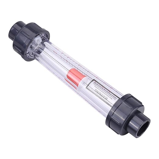 Rotameter, Flow Meter Water Flow Meter Plastic Tube Type 25-250L/H Instantaneous Water Flow Meter Flowmeter