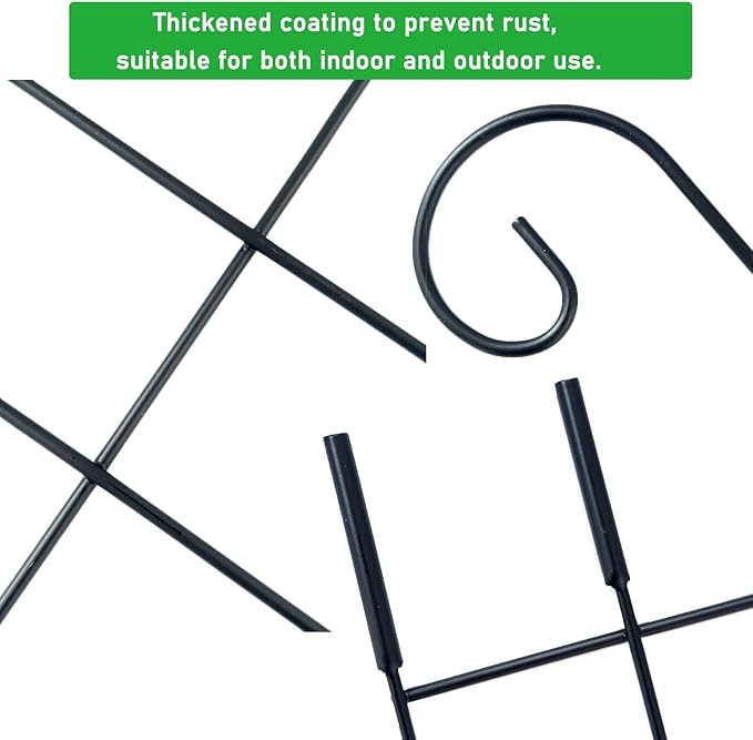 32.6inch Plant Trellis for Pot Climbing Plants Indoors & Outdoor, Garden Trellis for Potted Plants, Rust-Proof Metal Sturdy Yet Gentle Climbing Stakes Support for Ivy Pothos Hoya Monstera (4pcs)