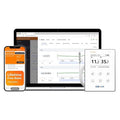 Elitech WiFi Digital Temperature Humidity Data Logger, 2.4GHz/5GHz WiFi Remote Real-Time Monitor with External Probes, Cloud Storage, App and Email Alerts, 16.4ft, RCW-800W-THE, -40°F to 176°F