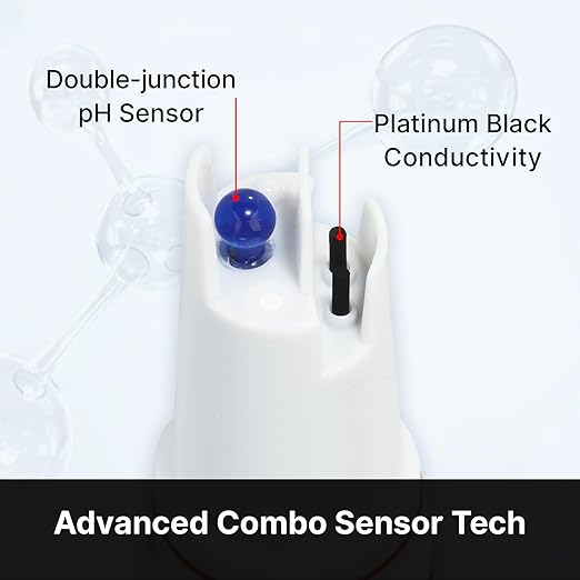 Apera Instruments PCO60-Z Bluetooth pH/Conductivity/ORP/Redox/TDS/Salinity/Resistivity Smart Multi-Parameter Meter Tester Kit Powered by ZenTest Mobile App with Cloud-Based Datalogger