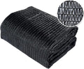 Agfabric 30% Shade Cloth 10X 20ft Sun Shade Coth Sunblock Shade Cloth Cover with Clips for Plants, Black