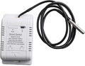 Temperature and Humidity Smart Switch for eWeLink - 20A Load Capacity (3800W), ABS Housing, -20°C to 80°C Operating Range, Scheduling & Data Logging (A)