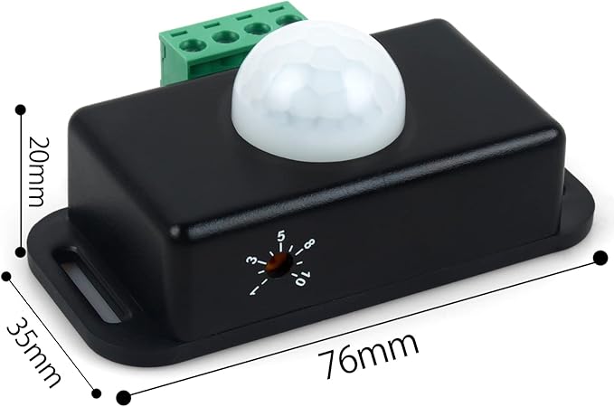 RGBZONE DC12V 24V PIR Sensor LED Switch Motion Function Cotroller for 5050 3528 5630 Flexible LED Strips Light