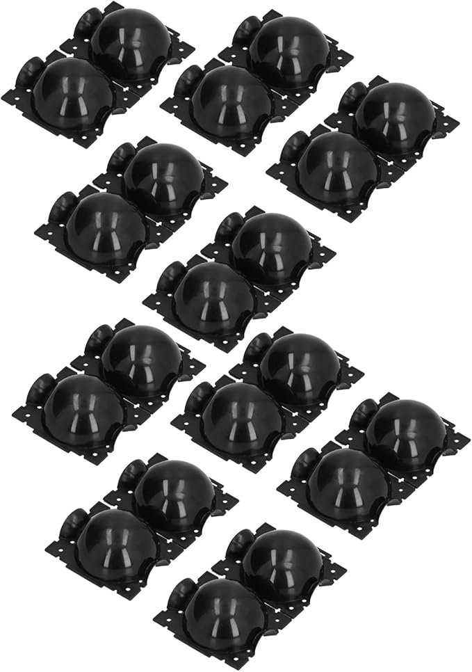 Plant Rooting Device High Pressure Propagation Ball Grafting Box 12cm Black 10 Sets Plastic Garden Tools for Home Gardening Balcony Planting Flower Nursery Strong Durable C