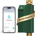 MOES WiFi Water Timer for Garden Hose, No Hub Required, Sprinkler Controller Built-in Flow Meter, Brass Inlet & Outlet, Smart Hose Timer, App & Voice Control, 10 Schedules, Up to 2-Year Battery Life