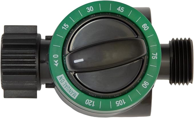 Smart Home Mechanical 2 Hour Watering Hose Timer, Green