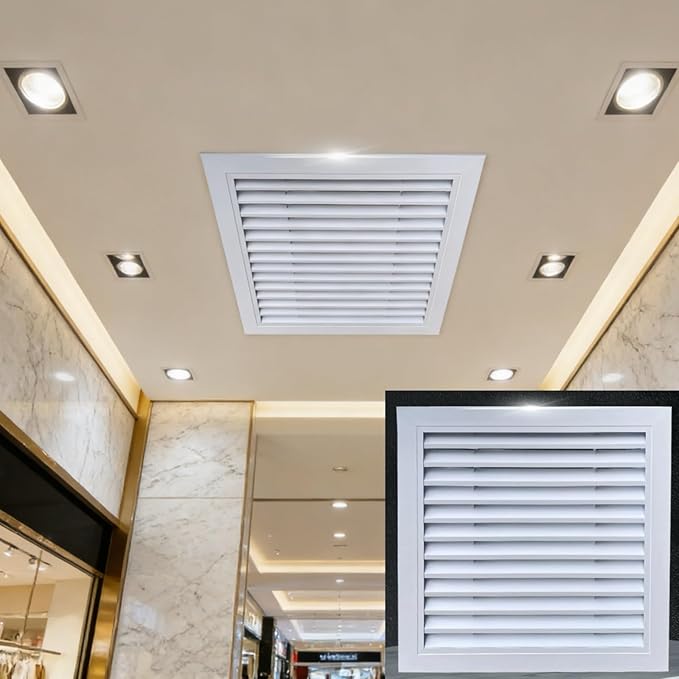 Thick Aluminum Alloy Vent Louver, Customizable Dimensions, Multi-Scene UseWxl_14 x 28 in