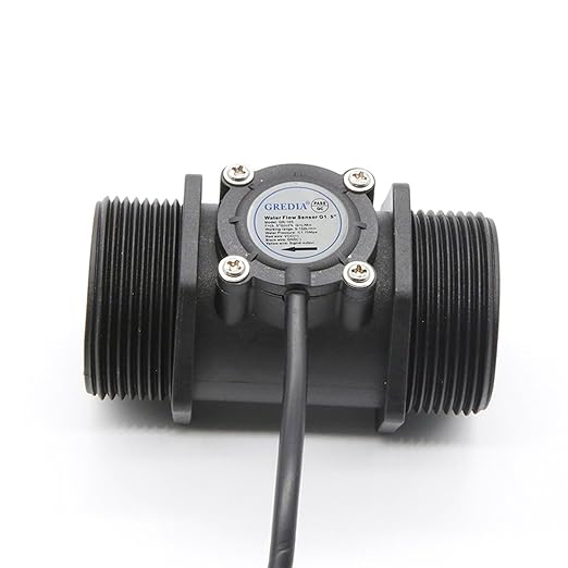 G1-1/2" 1.5" Water Flow Sensor Food-Grade Switch Hall Effect Flowmeter Fluid Meter Counter 5-150L/min