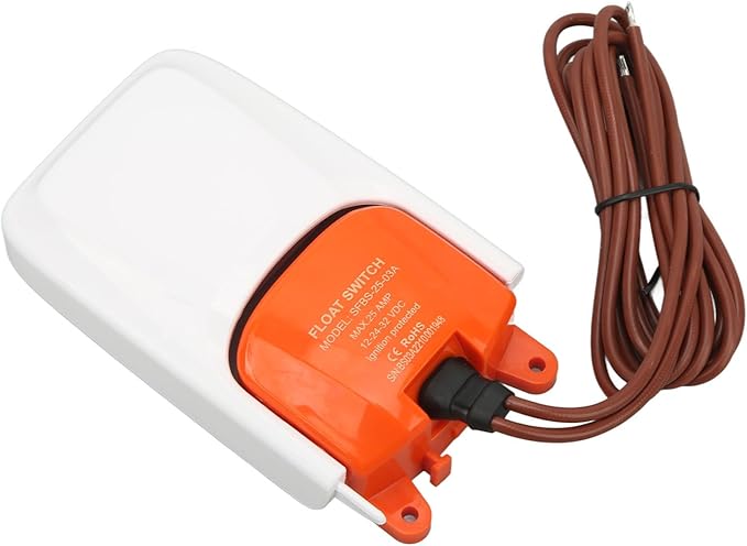 Boat Float Switch 12V 24V 32V Automatic Marine Bilge Pump Switch - Reliable Waterproof Sealing, Easy Installation for Submersible Pumps