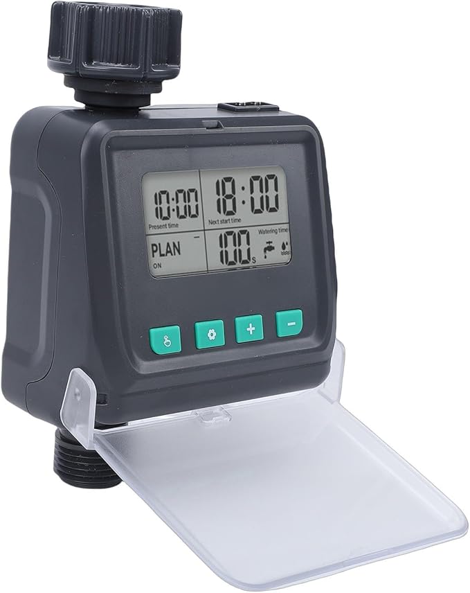 Generic Sprinkler Timer, Automatic Drip Irrigation Controller System, Programmable Outdoor Garden Hose Water Timer, for Lawn Yard Garden Watering, 1 Outlet