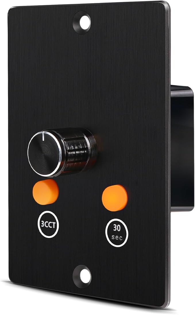 12V CCT Switchable Light Dimmer Switch, Works CCT Changeable LED Light Fixture for Color Switching and On/Off/dimming Control, 10A, DC12V