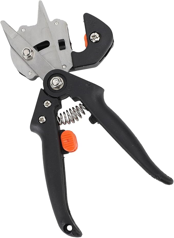 Professional Grafting Tool Pruner Kit with Replacement Blades Heavy Duty ABS Garden Grafting Shears for Fruit Trees Plants Vine Cutting 367g Weight