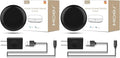 MOES WiFi Smart IR Remote Controller Smart Home Infrared Universal Remote Blaster,One for All Control AC TV DVD CD AUD SAT etc,Compatible with Alexa and Google Assistant,No Hub Required (Pack of 2)
