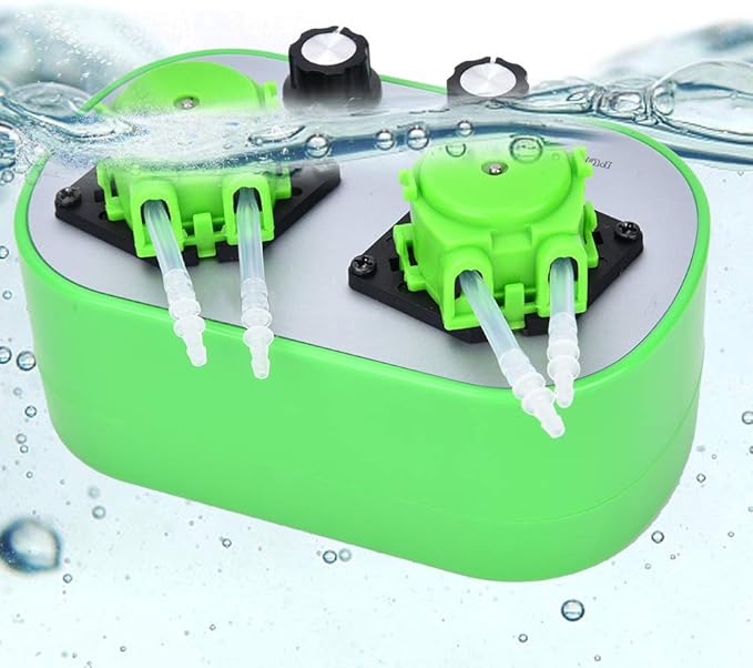 High Peristaltic Pump, 100-240V Pump Head Type G628-2 Small Peristaltic Pump Food Grade Self-Priming Pump ((9-53ml/min)*2)