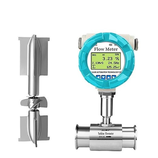 Smart Water Meter System Turbine Flow Meter SS304 Pulse 4-20mA RS485 Digital Flow Sensor for Water(DN50-RS485-SS304)