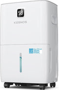 Kesnos 120 Pints Energy Star Dehumidifier for Basement & Home with Drain Hose, Front LED Display and 1.06 Gal Water Tank, Ideal for Large Room up to 6,500 Sq. Ft., Auto Defrost, Timer