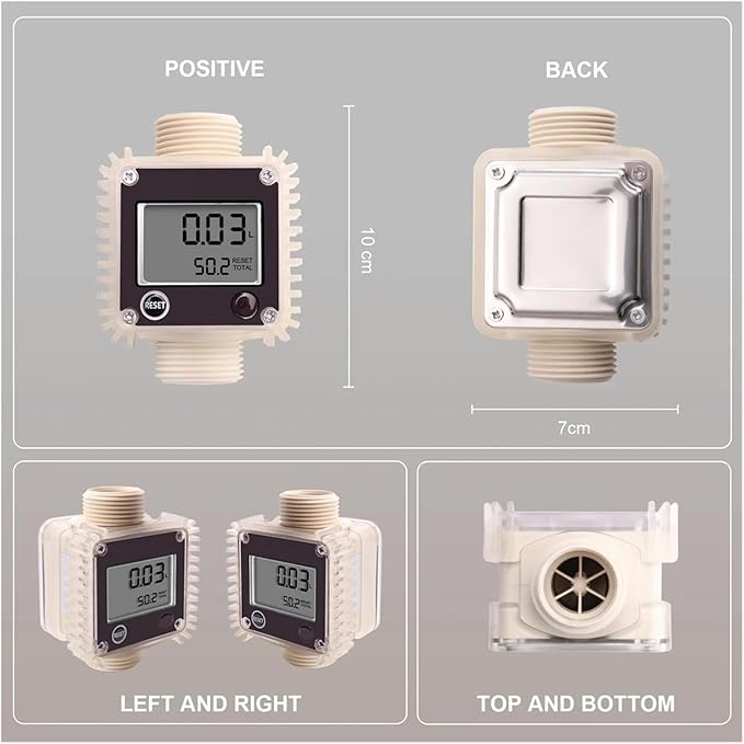 Digital Flow Meter Gauge K24