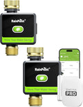 RAINPOINT WiFi Water Timer WiFi Sprinkler Timer Smart Irrigation System for Garden Lawn Yard Brass Inlet Outlet Gateway APP Voice Control
