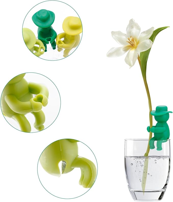 Yhtpouqe 3 Pcs Plant Propagation Buddy, Propagated Plant Holders for Sprouts, Stems & Shoots and cuttings, Sturdy Support for Indoor Plants & Propagation Station Use, Ideal Gifts for Plants Lovers