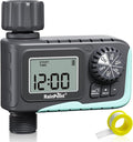 RAINPOINT Sprinkler Timer Outdoor, Water Timer for Garden Hose, Programmable Watering Irrigation Timer with Rain Delay/Manual, V2, 2024 Release(Plastic)