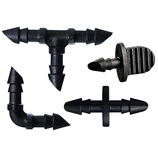 67431 (150 Total Pieces) Orbit Drip Irrigation System 1/4 inch Drip Fittings - 5-Pack (5-Pack)