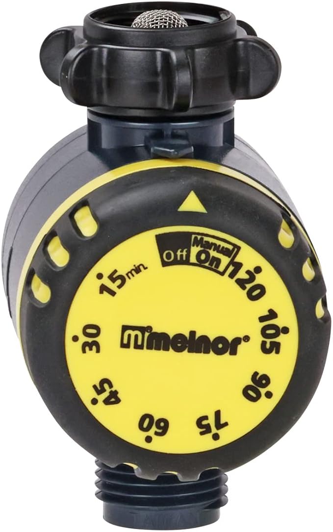 Melnor 65136AMZ Mechanical Timer, Black, Yellow