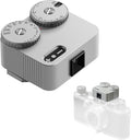 TTARTISAN Light Meter II, Adjustable ISO Aperture and Shutter Speed with Cold Shoe Lightmeter for Film Camera Light Meter Photography (Silver)