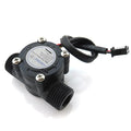 1/2" Water Flow Sensor Food-Grade Switch Hall Effect Flowmeter Fluid Meter Counter 1-30L/min