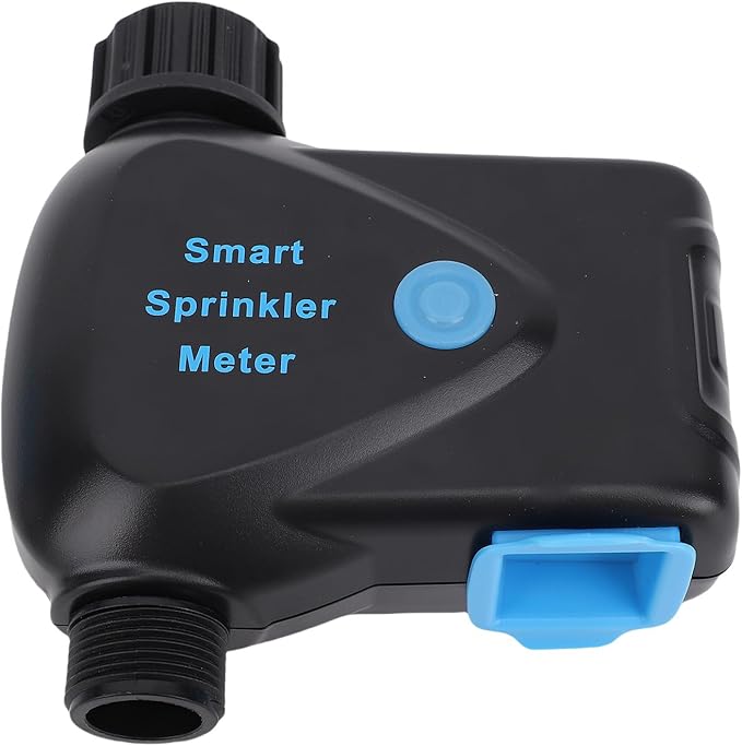 WALFRONT Smart Sprinkler Timer WiFi Outdoor for Garden Hose Irrigation System with App Voice Control, ABS Material, 3.0 Support, BuiltIn Water Meter, Works with Home for Lawn and (BSP)