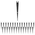 Bonviee 1/4” Drip Irrigation Stakes – 30 Pack, Tubing Holder with Adjustable Height, Prevents Clogging, Easy Install, for Raised Beds, Gardens & Hydroponics