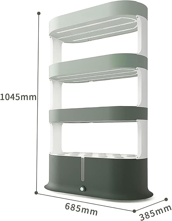 Garden Hydroponic Growing System 48 Pods Hydroponics Tower, Plant Germination Kit Aeroponics Growing Kit with Grow Light & Automatic Watering, Smart Garden Planter Aquaponics Planting System~/