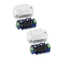 16A Basic Wireless Smart Switch，Wi-Fi Light Switch Compatible with Alexa & Google Home & SmartThings,FCC Certified,No Hub Required Support DIY Module (2 pcs)