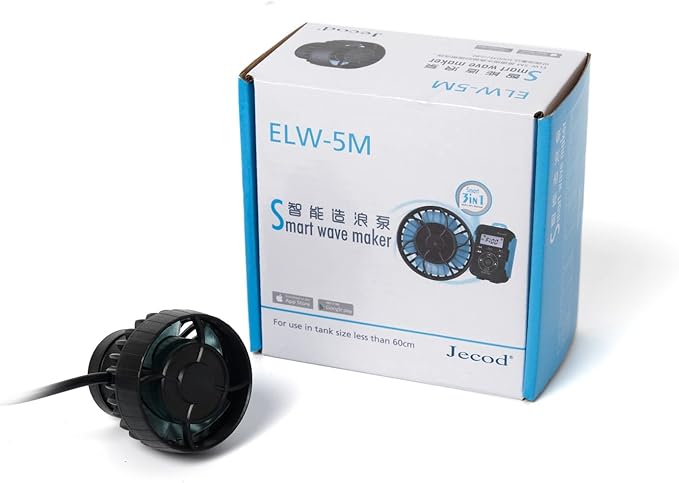 Jecod ELW Smart Wave Maker Circulation Pump with Magnetic Base (ELW-5M, 792GPH)