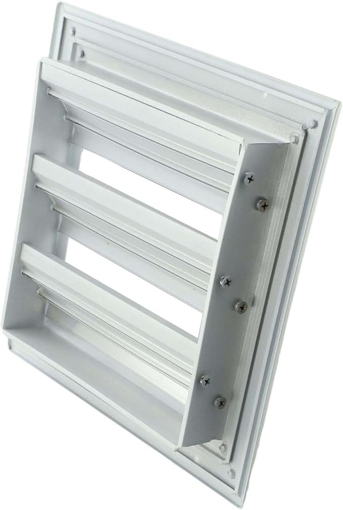 Air Vent Louver Engineered Weatherproof Galvanized Iron Aluminum Alloy Multiple Sizes For Hotels Restaurants Homes Workshops(200 * 200mm)