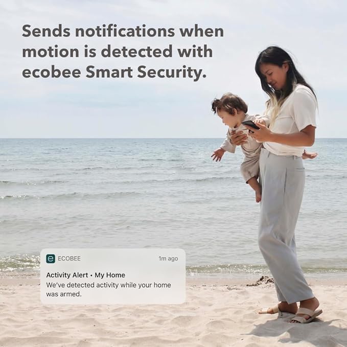 ecobee Smart Sensor 2 Pack - Comfort, Security, Energy Savings, Temperature and Occupancy Detection - Compatible with ecobee Thermostats for Home