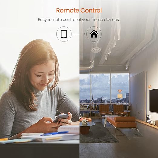 TENDA SP3 (2 Pack) Smart Plug WiFi Outlet Switch, Compatible with Alexa & Google Assistant for Voice Control, Timer & Schedule Function, Compact Design, UL FCC RoHS Certified, No Hub Required