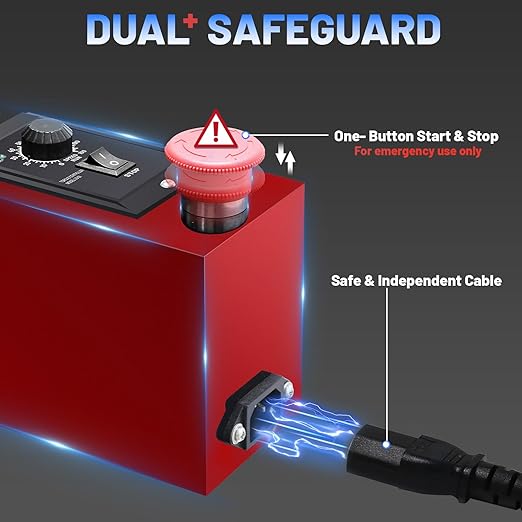 Newest 4/12 Frames Electric Honey Extractor Equipment with Protective Cover, 2nd Gen Intelligent Control Device Designed for Business and Farms