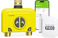 RAINPOINT WiFi Water Timer for Garden Hose, 2 Zone WiFi Sprinkler Controller, Smart Hose Timer Valve, Automatic Drip Irrigation System/Rain Delay for Garden/Lawn (Yellow)