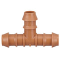 24 Pieces Drip Irrigation Barbed Tee Fittings for 1/2” Tubing (0.600”ID) - Drip Tees (17mm) Irrigation Tubing Connectors for Drip Sprinkler Garden Lawn Systems
