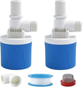2Pcs 3/4" Top Inlet Water Float Valve, Automatic-Control Water Level Valve, Lightweight Aquapulse Control Tools for Livestock Water Tank, Swimming Pool,Aquaculture,Garden Irrigation Systems
