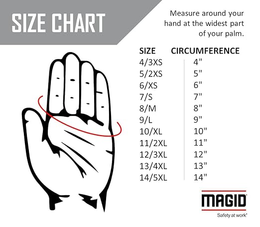 MAGID T-REX Flex Series Sandy Nitrile Coated Knit Impact Gloves, 144 Pairs, 11/2XL, TRX400