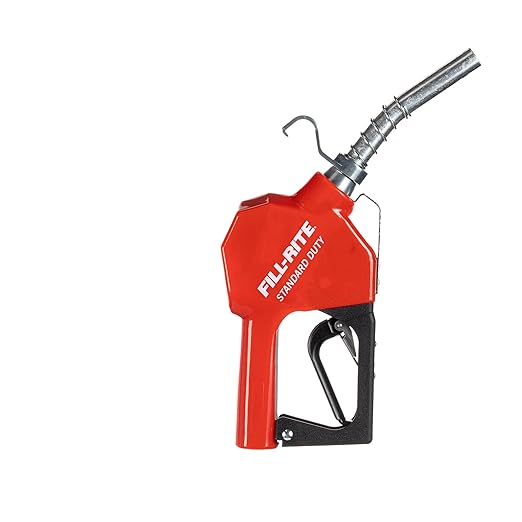 Fill-Rite SDN075RAN ¾" 3 to 15 GPM Automatic Standard Duty Fuel Transfer Nozzle, Red - For Gasoline, Diesel, Biodiesel up to B20, E15 & Kerosene