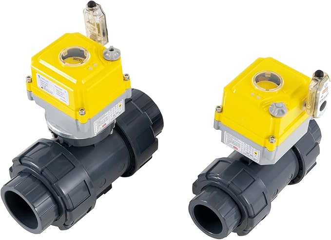 Smart WiFi Water Valve - 2.0-inch Electric Ball Valve with DC24V Actuator/AC110V-230V Power Adapter, TUYA-APP Control, Timed Automatic Shutdown of Home/Industrial Pipes