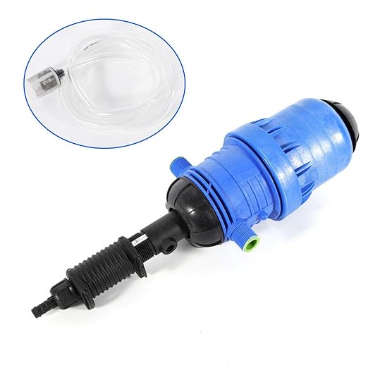 Adjustable Fertilizer Injector Dispenser Proportioner Automatic Dosing Pump 4-30℃ 0.4-4% Water Powered Chemical Liquid Doser Dispenser
