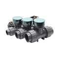 1Pcs RS485 Digital Display Flow Meter High Precision Smart Electronic Flowmeter UPVC Flow Sensor Water for Farm/Garden Irrigation(DN25,LCD Version)