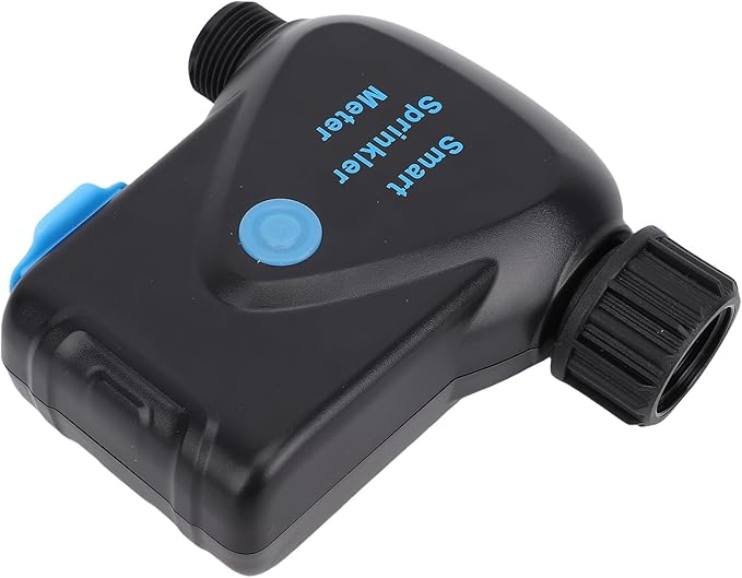 WALFRONT Smart Sprinkler Timer WiFi Outdoor for Garden Hose Irrigation System with App Voice Control, ABS Material, 3.0 Support, BuiltIn Water Meter, Works with Home for Lawn and (NPT)