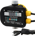 Smart Pump Controller with 2 Modes Digital Display, BSPP G1 Threaded Interface, Adjustable Pressure, High Power, Easy Install, for Home, Garden, Industrial Use